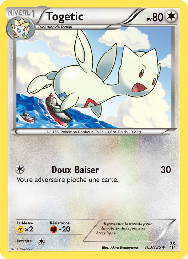 Togetic 103 — Tempète Plasma (French Pokémon TCG card)