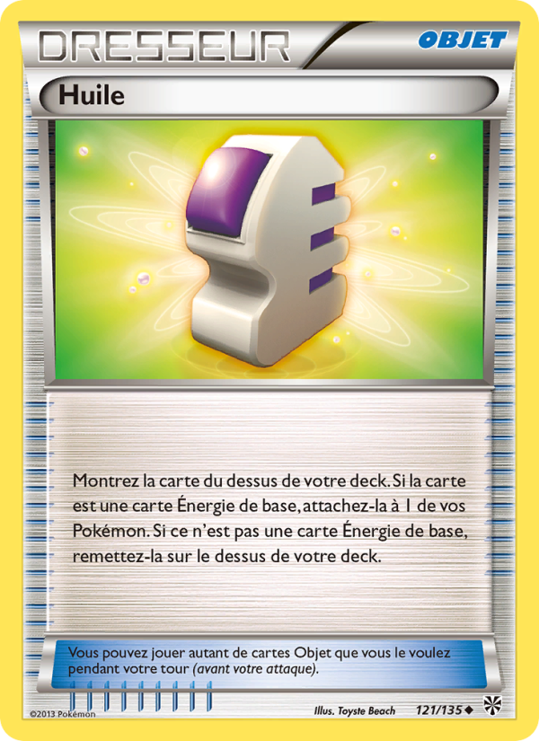 Huile 121 — Tempète Plasma (French Pokémon TCG card)