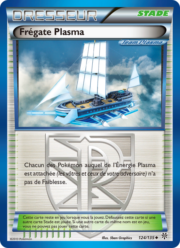 Frégate Plasma 124 — Tempète Plasma (French Pokémon TCG card)