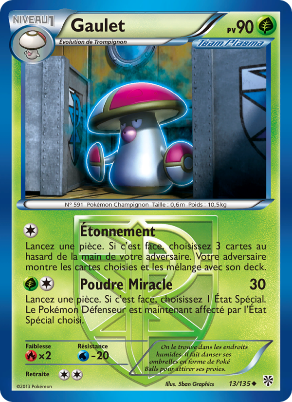 Gaulet 13 — Tempète Plasma (French Pokémon TCG card)