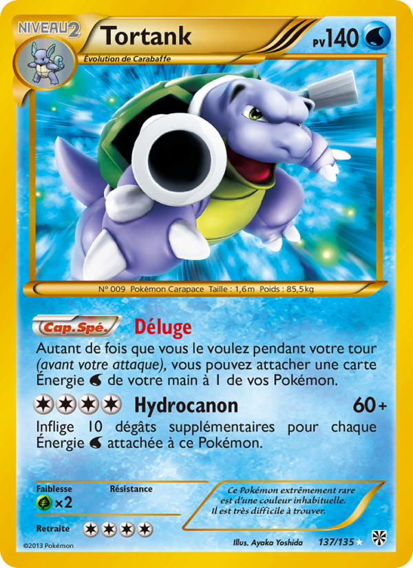 Tortank 137 — Tempète Plasma (French Pokémon TCG card)