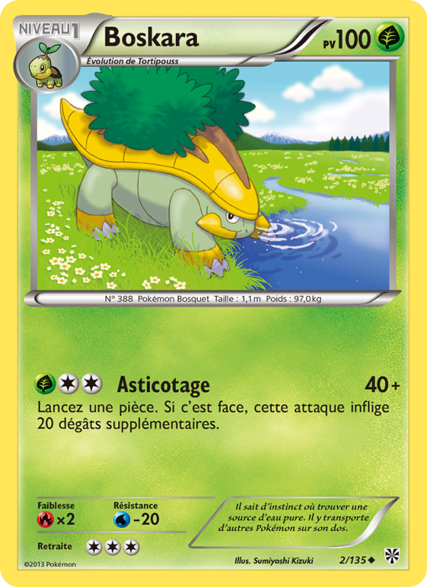 Boskara 2 — Tempète Plasma (French Pokémon TCG card)