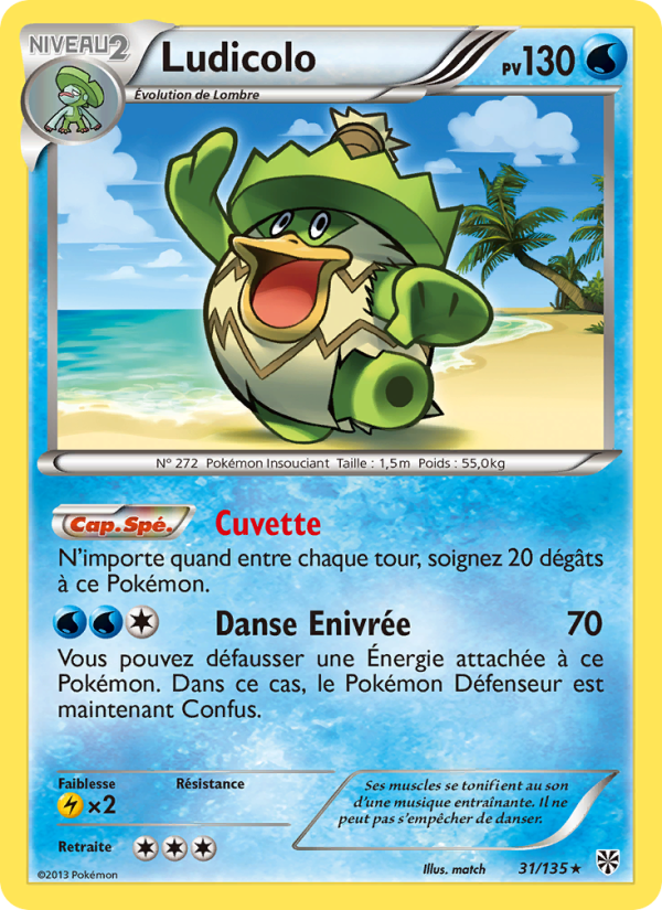 Ludicolo 31 — Tempète Plasma (French Pokémon TCG card)