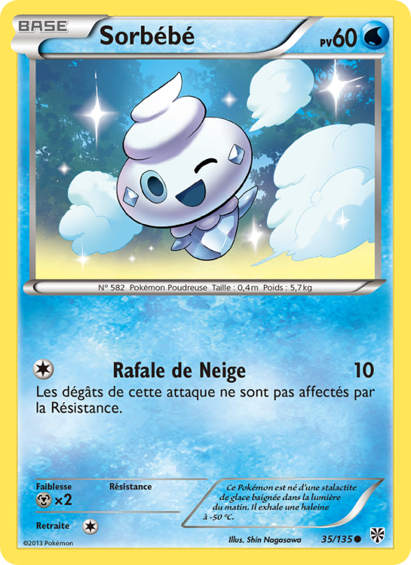 Sorbébé 35 — Tempète Plasma (French Pokémon TCG card)