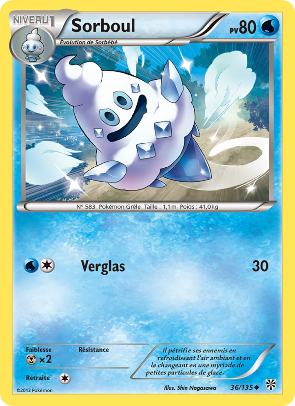 Sorboul 36 — Tempète Plasma (French Pokémon TCG card)
