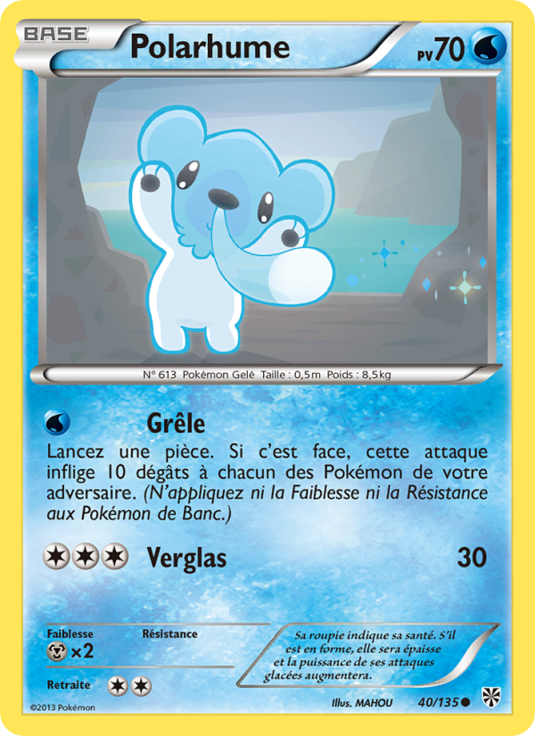 Polarhume 40 — Tempète Plasma (French Pokémon TCG card)