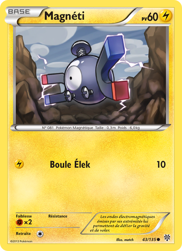 Magnéti 43 — Tempète Plasma (French Pokémon TCG card)