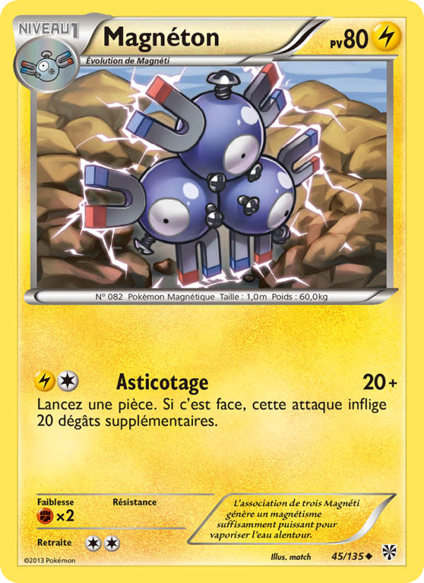 Magnéton 45 — Tempète Plasma (French Pokémon TCG card)
