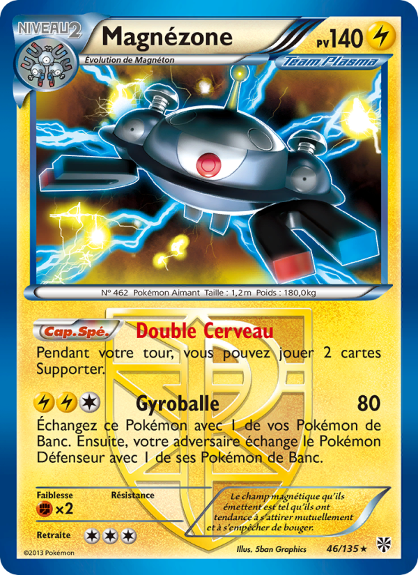 Magnézone 46 — Tempète Plasma (French Pokémon TCG card)