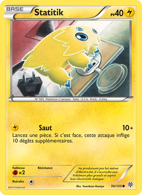 Statitik 50 — Tempète Plasma (French Pokémon TCG card)