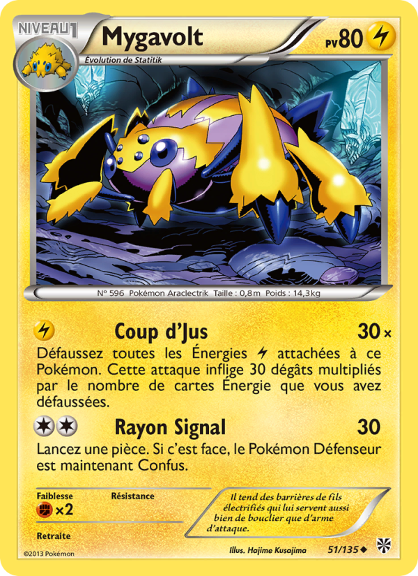Mygavolt 51 — Tempète Plasma (French Pokémon TCG card)