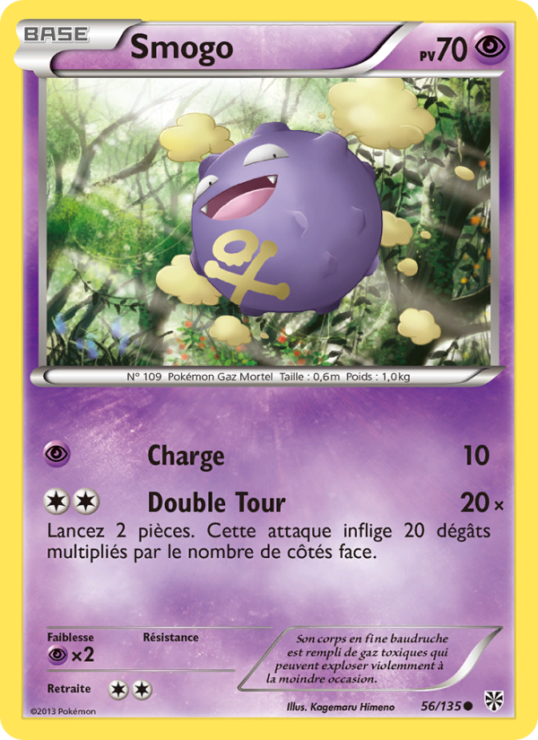 Smogo 56 — Tempète Plasma (French Pokémon TCG card)