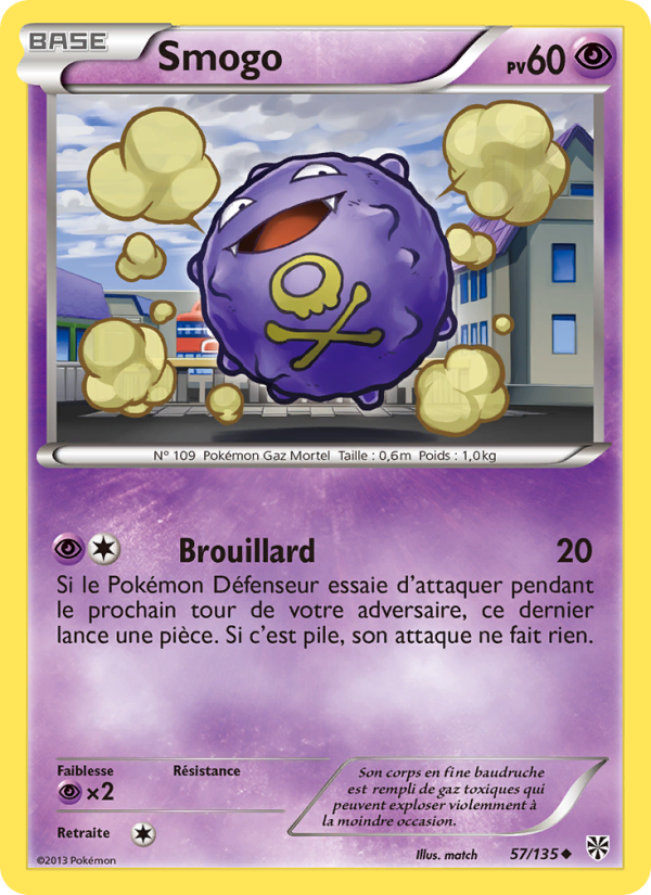 Smogo 57 — Tempète Plasma (French Pokémon TCG card)