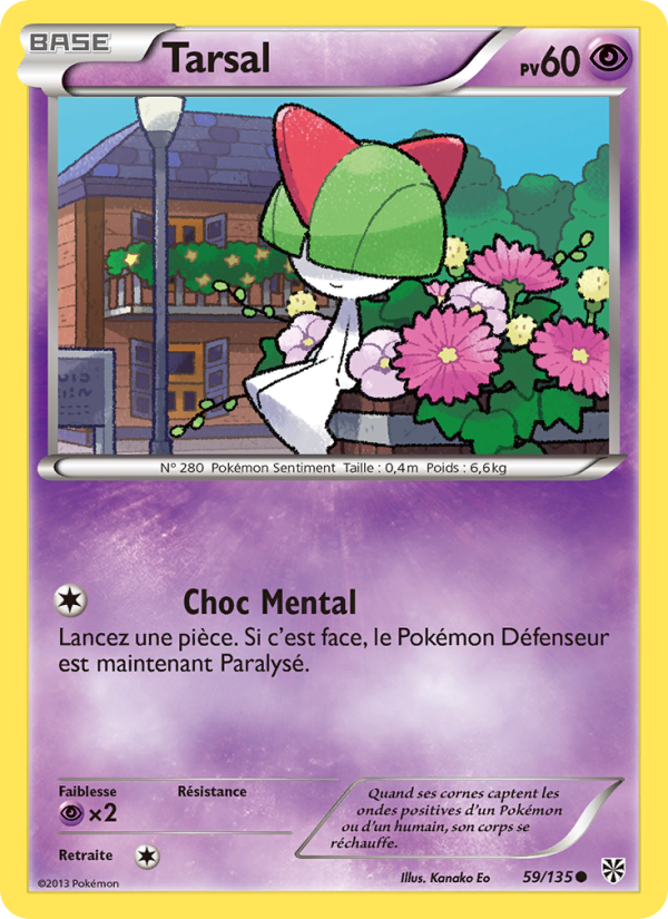 Tarsal 59 — Tempète Plasma (French Pokémon TCG card)