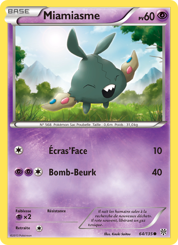 Miamiasme 64 — Tempète Plasma (French Pokémon TCG card)