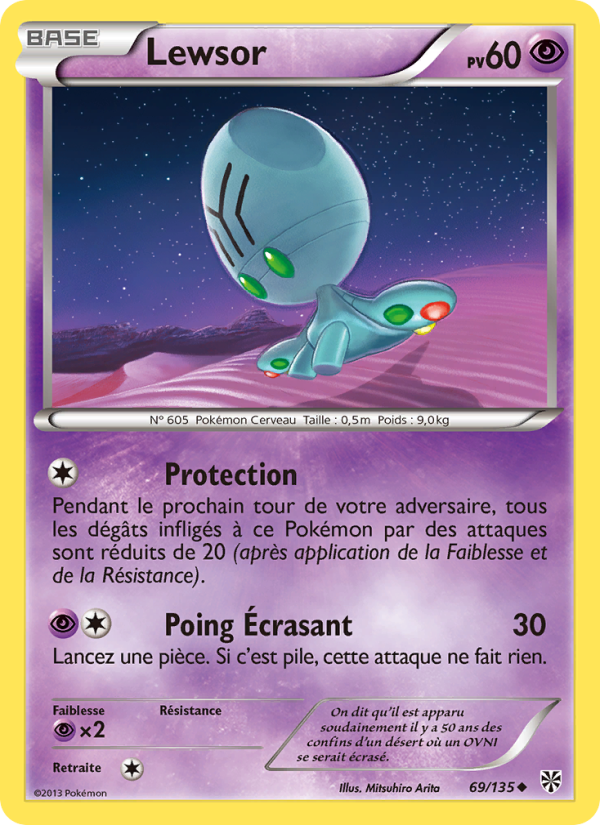 Lewsor 69 — Tempète Plasma (French Pokémon TCG card)