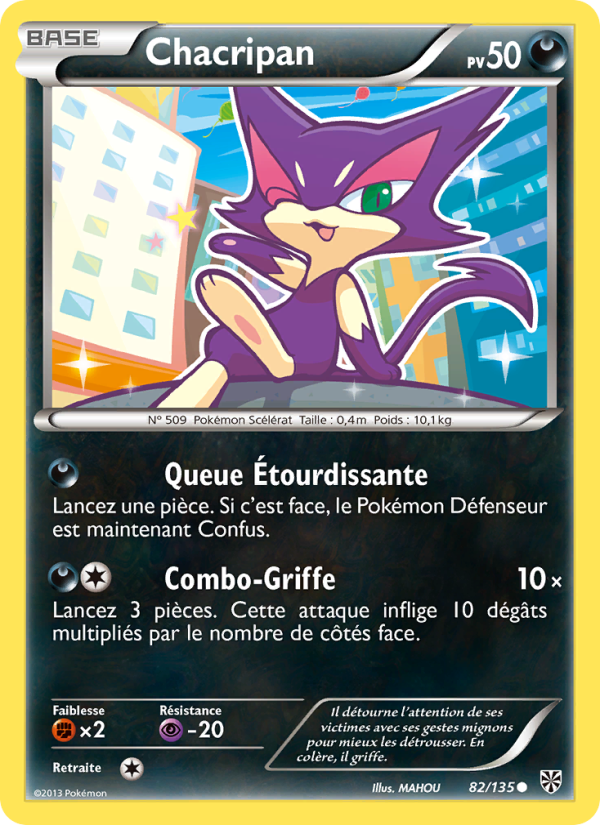 Chacripan 82 — Tempète Plasma (French Pokémon TCG card)
