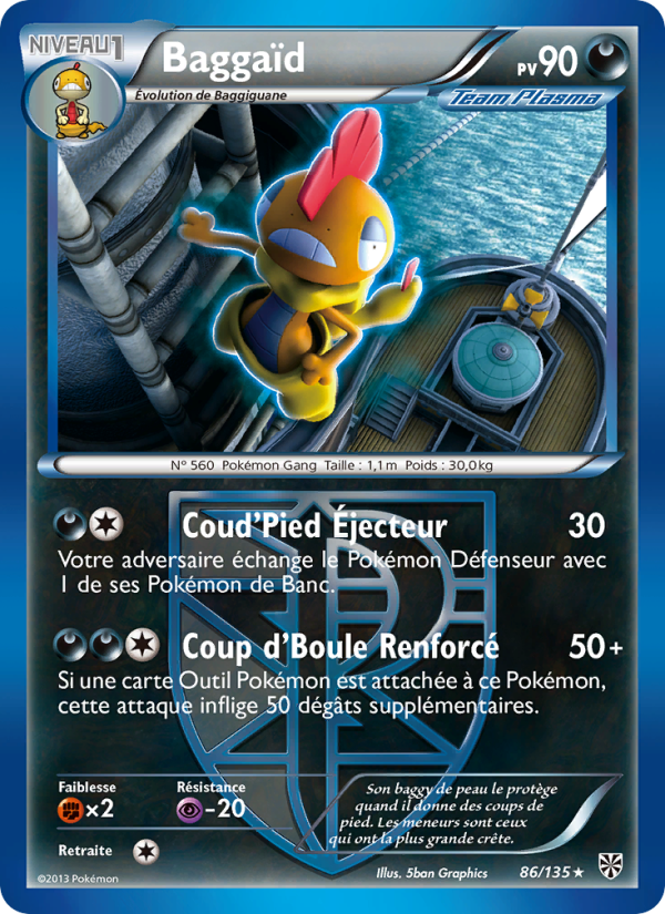 Baggaïd 86 — Tempète Plasma (French Pokémon TCG card)