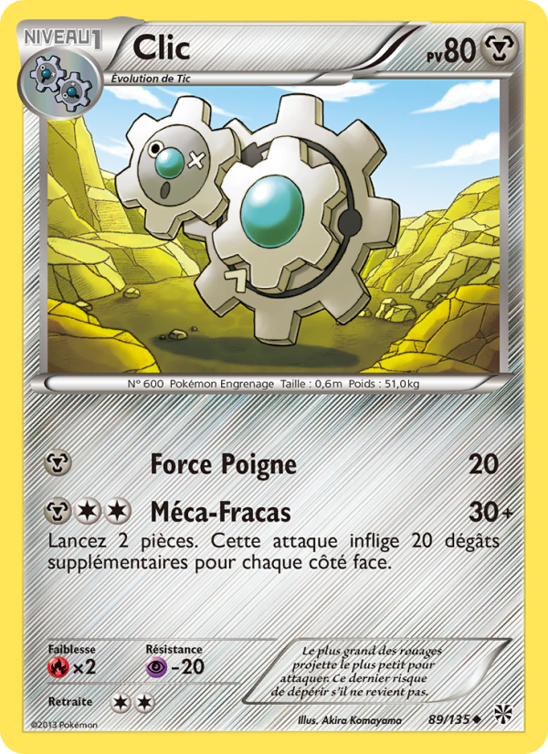 Clic 89 — Tempète Plasma (French Pokémon TCG card)