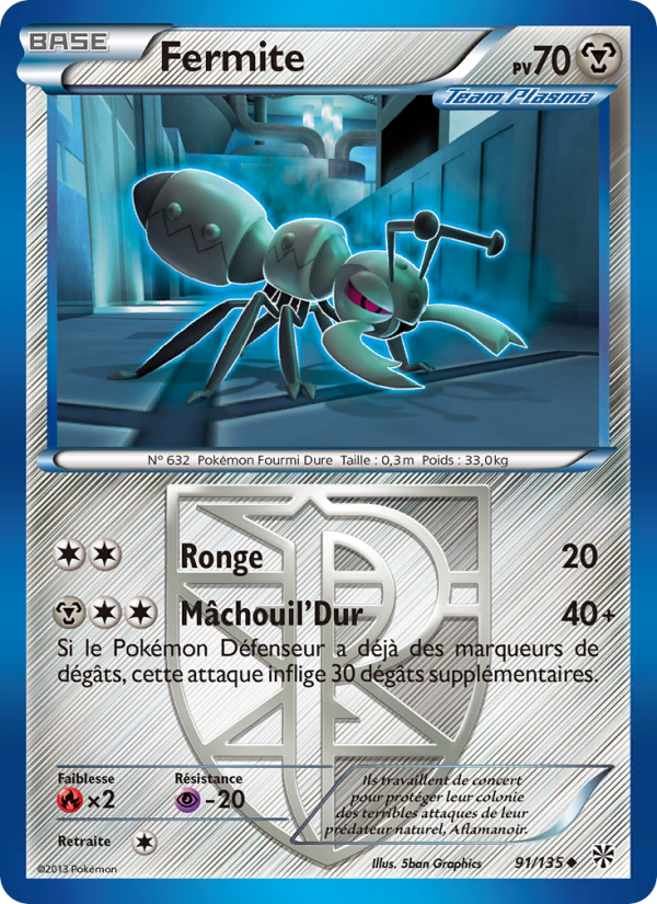 Fermite 91 — Tempète Plasma (French Pokémon TCG card)