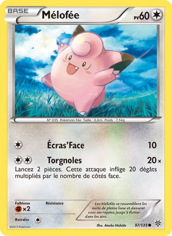 Mélofée 97 — Tempète Plasma (French Pokémon TCG card)
