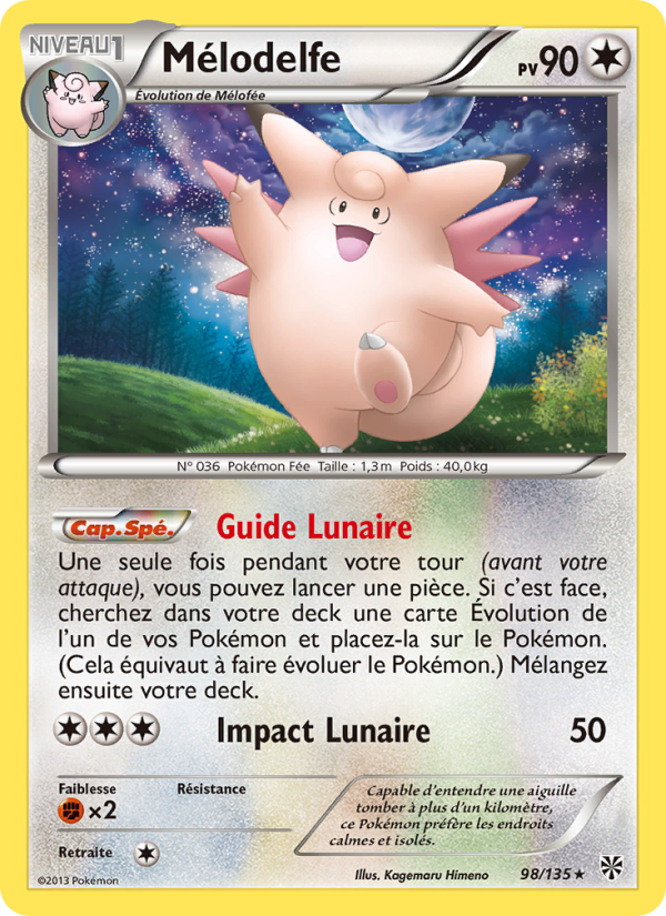 Mélodelfe 98 — Tempète Plasma (French Pokémon TCG card)