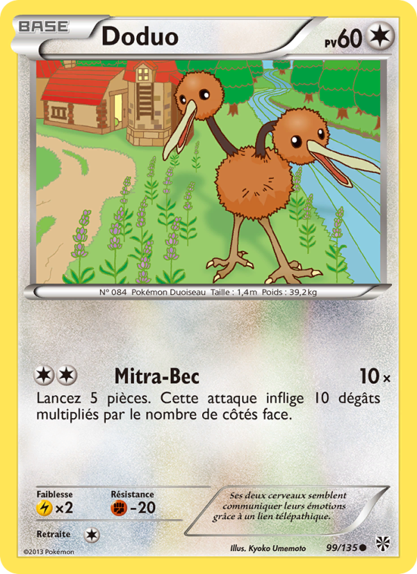Doduo 99 — Tempète Plasma (French Pokémon TCG card)