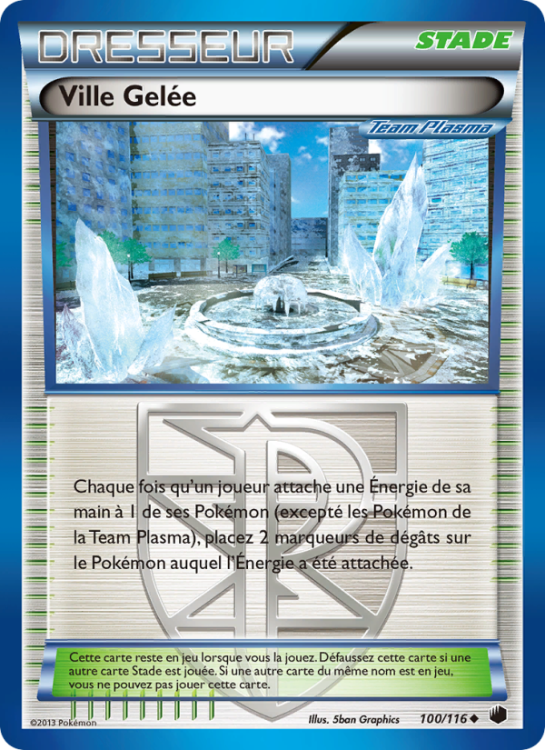 Ville Gelée 100 — Glaciation Plasma (French Pokémon TCG card)