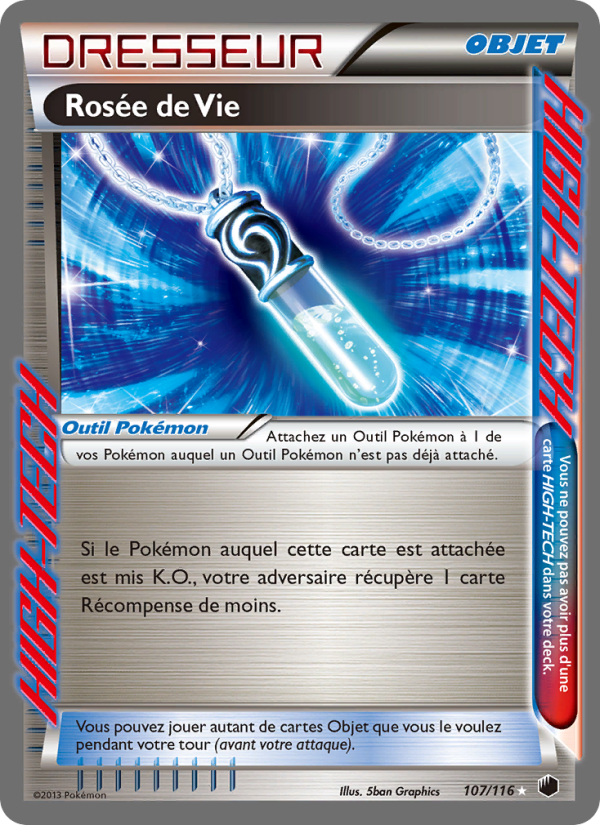 Rosée de Vie 107 — Glaciation Plasma (French Pokémon TCG card)