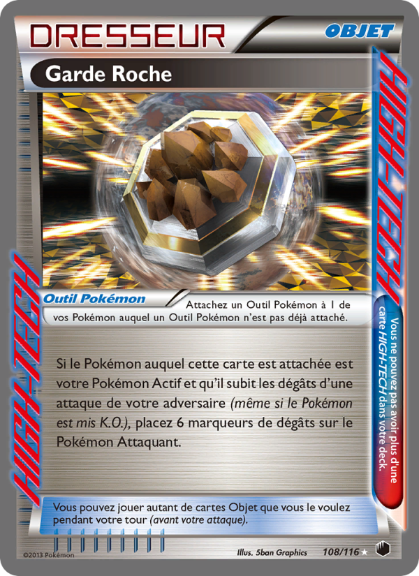Garde Roche 108 — Glaciation Plasma (French Pokémon TCG card)