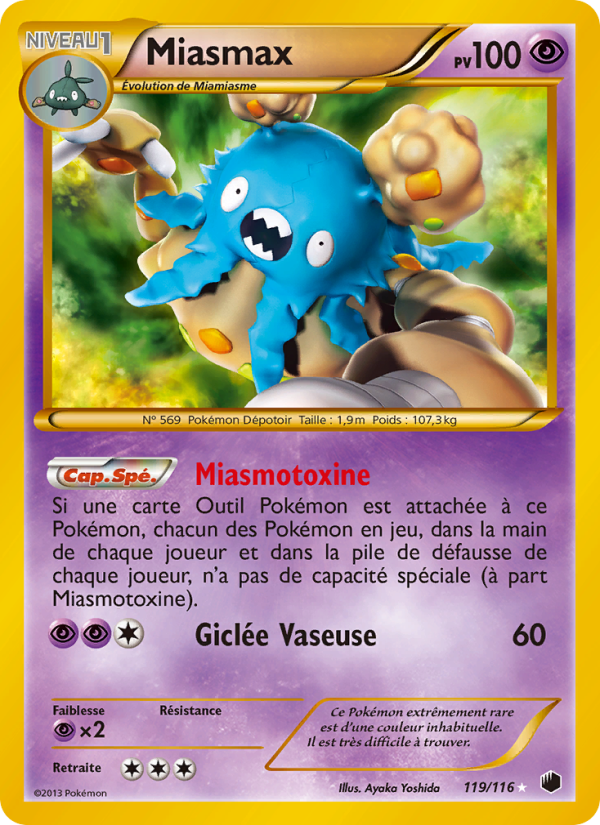 Miasmax 119 — Glaciation Plasma (French Pokémon TCG card)