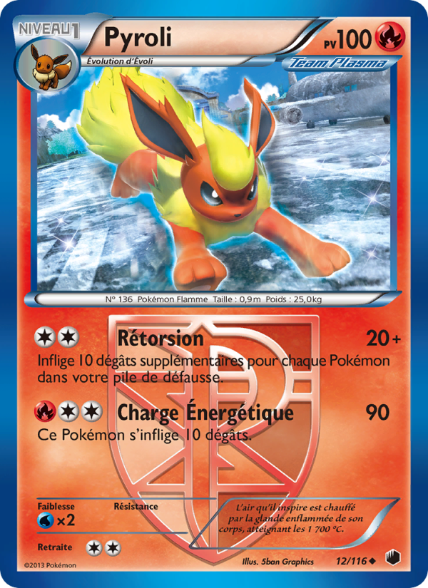 Pyroli 12 — Glaciation Plasma (French Pokémon TCG card)
