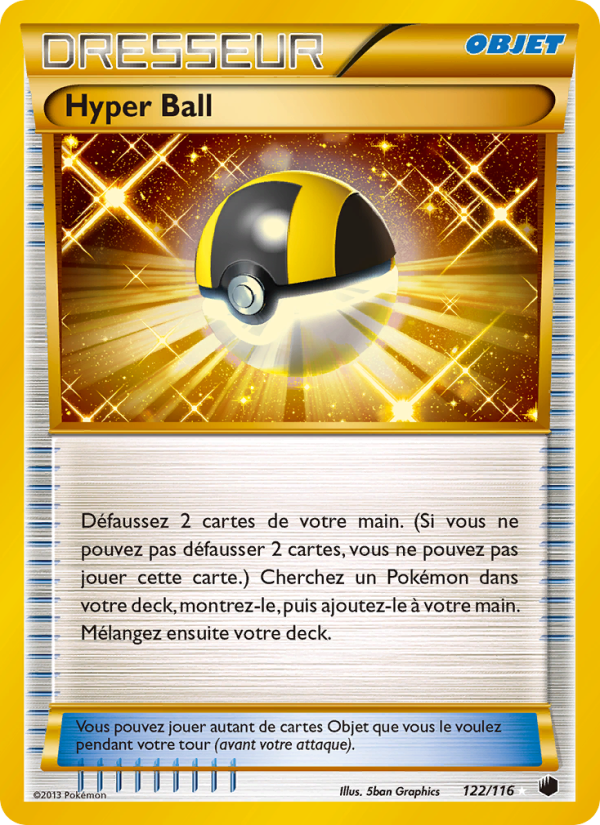 Hyper Ball 122 — Glaciation Plasma (French Pokémon TCG card)