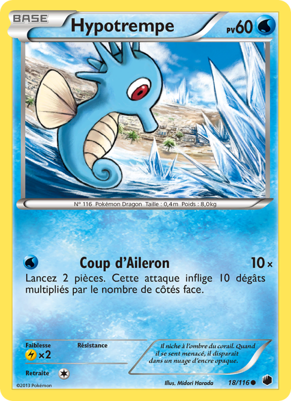 Hypotrempe 18 — Glaciation Plasma (French Pokémon TCG card)