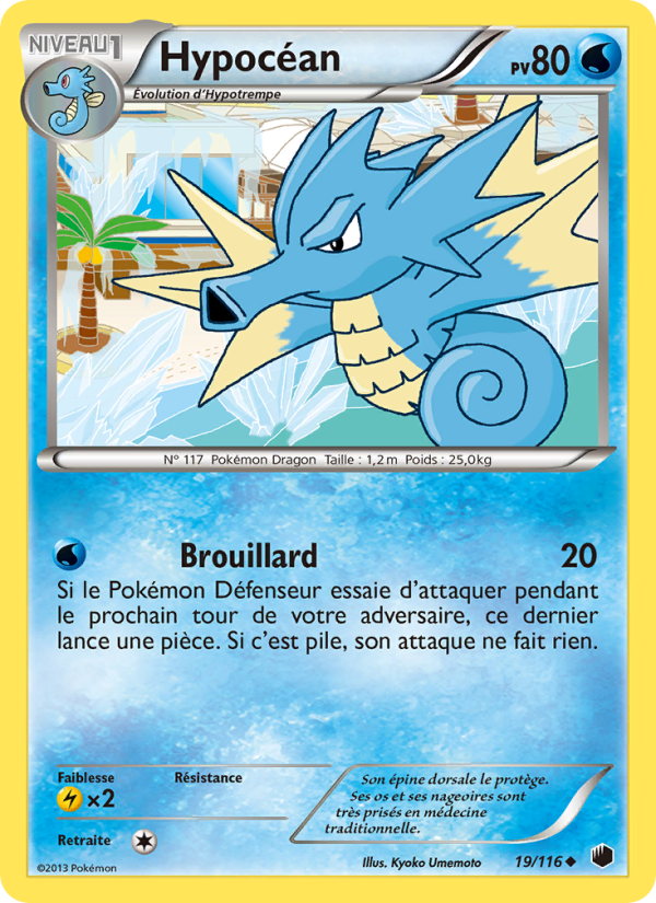Hypocéan 19 — Glaciation Plasma (French Pokémon TCG card)
