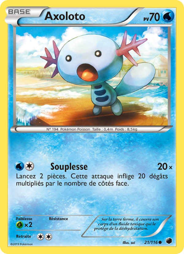 Axoloto 21 — Glaciation Plasma (French Pokémon TCG card)