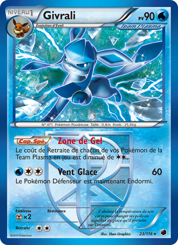 Givrali 23 — Glaciation Plasma (French Pokémon TCG card)