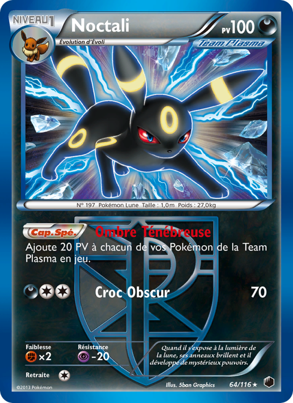 Noctali 64 — Glaciation Plasma (French Pokémon TCG card)