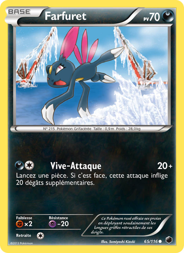 Farfuret 65 — Glaciation Plasma (French Pokémon TCG card)