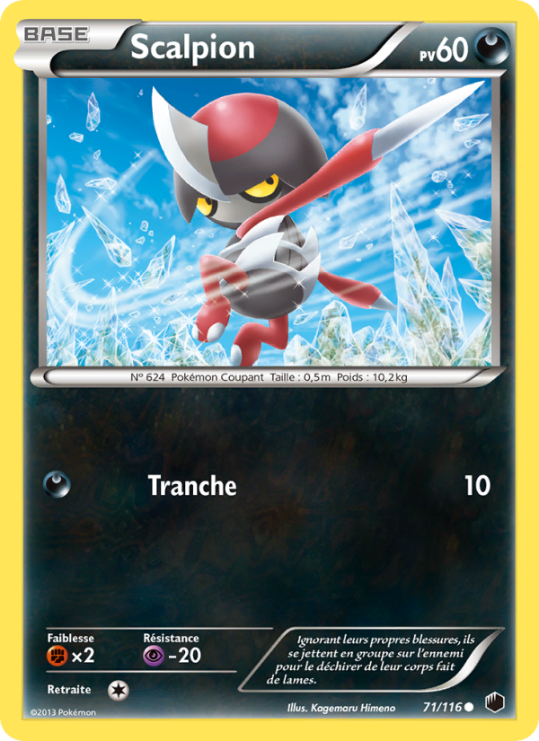 Scalpion 71 — Glaciation Plasma (French Pokémon TCG card)