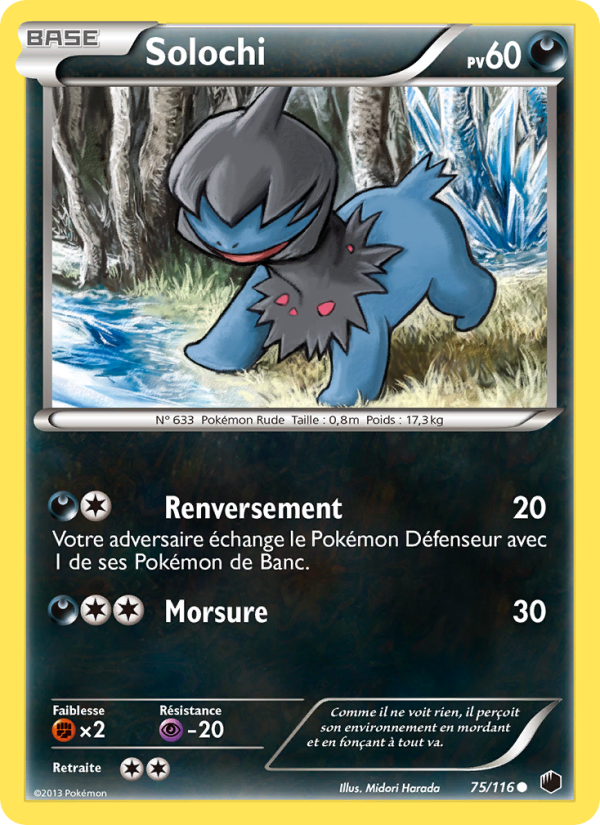 Solochi 75 — Glaciation Plasma (French Pokémon TCG card)