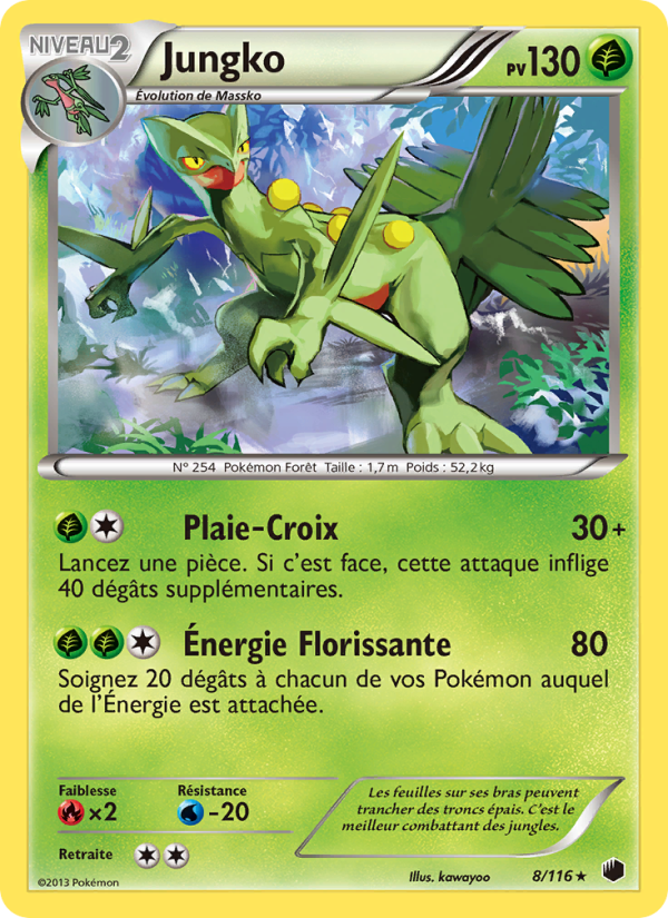 Jungko 8 — Glaciation Plasma (French Pokémon TCG card)