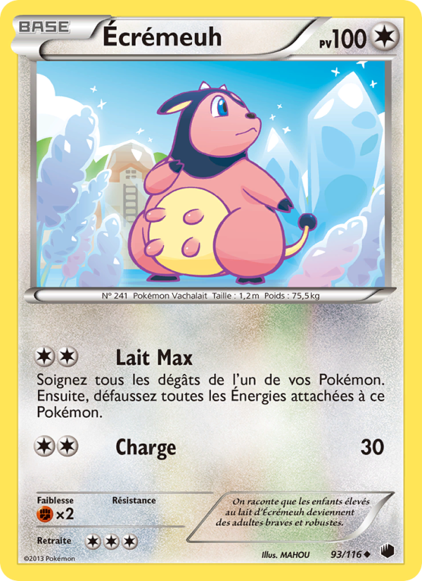 Écrémeuh 93 — Glaciation Plasma (French Pokémon TCG card)