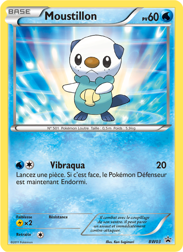 Moustillon BW03 — Promo BW (French Pokémon TCG card)