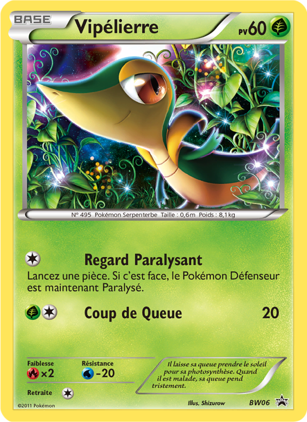 Vipélierre BW06 — Promo BW (French Pokémon TCG card)