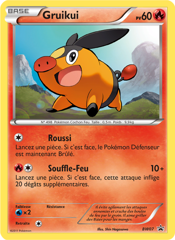 Gruikui BW07 — Promo BW (French Pokémon TCG card)