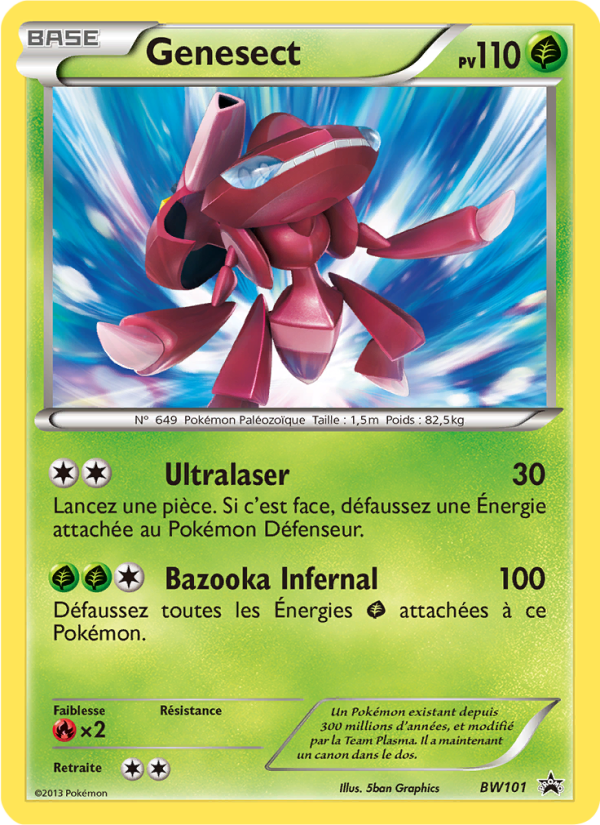 Genesect BW101 — Promo BW (French Pokémon TCG card)