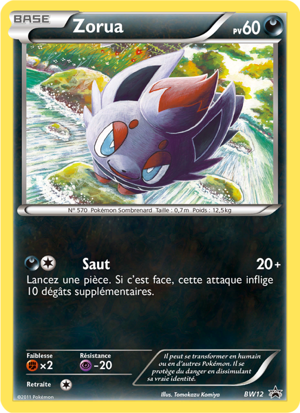 Zorua BW12 — Promo BW (French Pokémon TCG card)