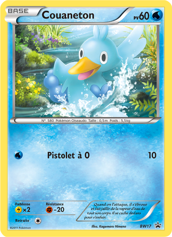 Couaneton BW17 — Promo BW (French Pokémon TCG card)
