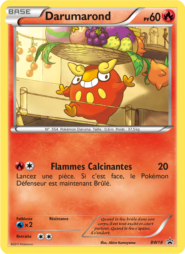 Darumarond BW18 — Promo BW (French Pokémon TCG card)